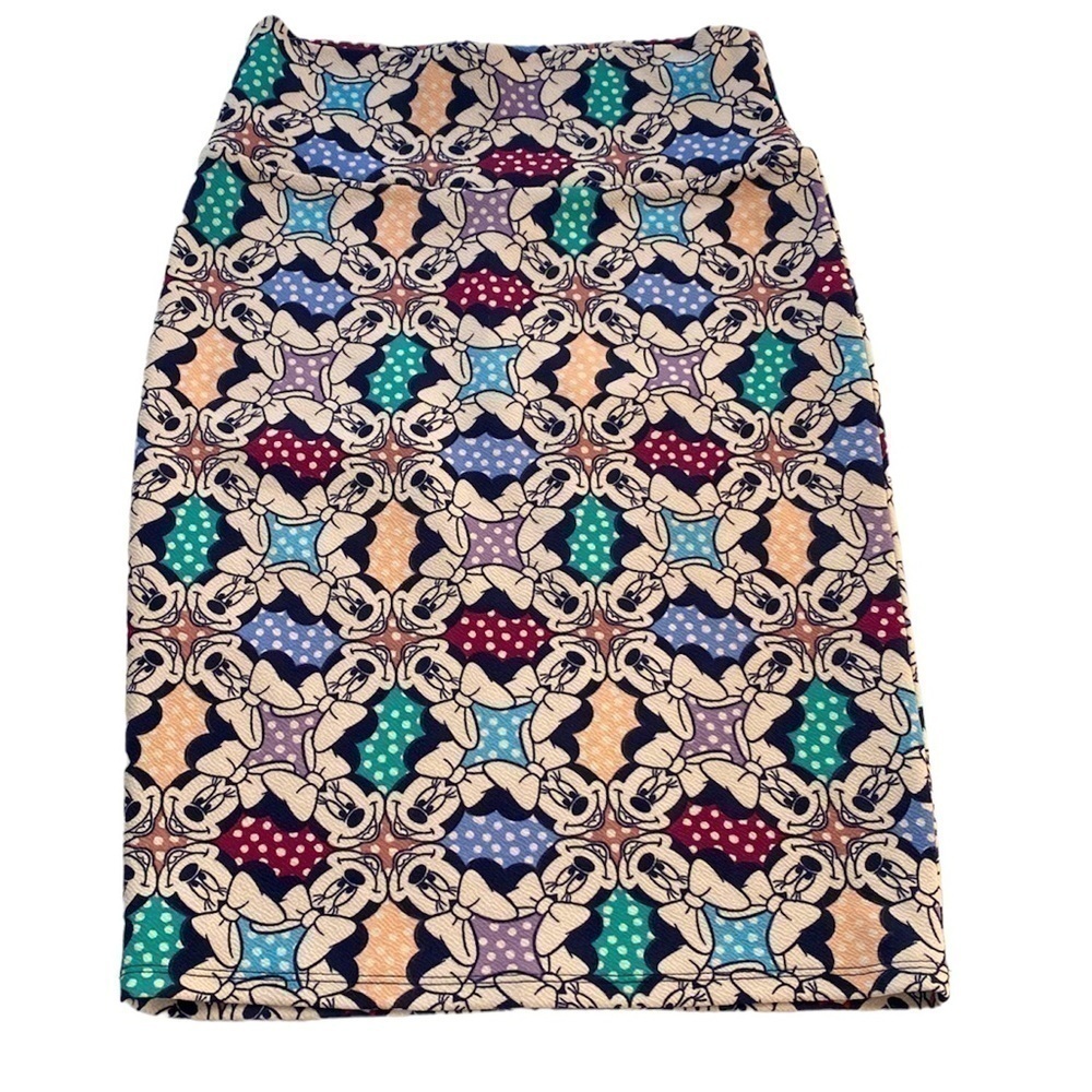LULAROE MINNIE MOUSE PATTERNED SKIRT SIZE XS